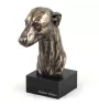 Whippet, Lévrier whippet - Statue de chien, buste sur socle en pierre, sculpture, trophée pour exposition canine par la marque Art-Dog