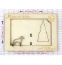 Whippet - Photo frame, engraved wooden frame, a lovely gadget for the dog lover by Art-Dog