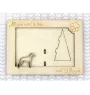 Whippet - Photo frame, engraved wooden frame, a lovely gadget for the dog lover by Art-Dog
