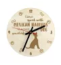 Xoloitzcuintle, Mexican Hairless Dog, Xoloitzquintle - clock with dog, wooden clock with engraving, personalised clock by Art-Dog