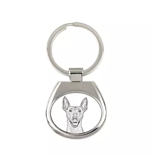 Xoloitzcuintle, Mexican Hairless Dog, Xoloitzquintle - keychain with a dog, keychain with a print, personalized pendant from the Art-Dog brand