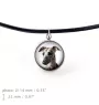 Whippet, Kleiner Englischer Windhund - Halskette mit Anhänger mit Ihrem Foto, handgefertigt, handgefertigter Schmuck der Marke Art-Dog