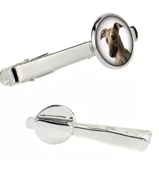 Whippet - tie clip in a box, stylish tie, personalized jewelry from the Art-Dog brand