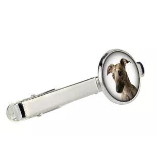Whippet, Kleiner Englischer Windhund - Krawattennadel in der Box, stilvolle Krawatte, personalisierter Schmuck der Marke Art-Dog