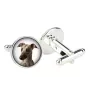 Whippet - cufflinks in a box, handmade jewelry, product of the Art-Dog brand