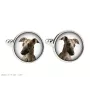 Whippet - cufflinks in a box, handmade jewelry, product of the Art-Dog brand