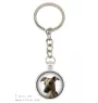 Whippet - keychain in a box, own photo, keychain pendant from Art-Dog brand