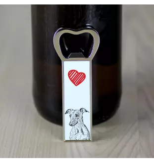 Whippet, Lévrier whippet - ouvre-bouteille avec chien, ouvre-bouteille personnalisé pour réfrigérateur, cadeau unique pour homme de la marque Art-Dog