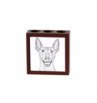 Xoloitzcuintle, Xolo, Chien nu mexicain, Chien nu du Mexique - porte-stylo avec chien, organiseur de bureau avec impression, décoration de bureau personnalisée de la marque Art-Dog
