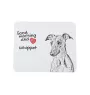 Whippet, Kleiner Englischer Windhund - Mauspad mit Druck, personalisiertes Mauspad mit Hund, einzigartiges Gadget für Büroangestellte von Art-Dog.