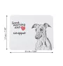 Whippet, Kleiner Englischer Windhund - Mauspad mit Druck, personalisiertes Mauspad mit Hund, einzigartiges Gadget für Büroangestellte von Art-Dog.