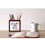 Whippet, Kleiner Englischer Windhund - Stifthalter mit Hund, Schreibtischorganizer mit Aufdruck, personalisierte Schreibtischdekoration der Marke Art-Dog