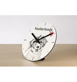Whippet, Kleiner Englischer Windhund - Wanduhr mit Hund, Regal Uhr mit Druck, personalisierte Hausdekoration von Art-Dog.