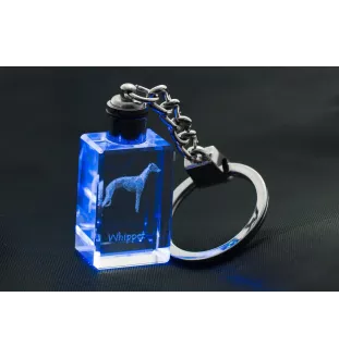 Whippet brelok kryształowy z psem Art-Dog