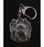 Yorkshire Terrier I - Versilberter Schlüsselanhänger mit Hund, Handtaschen-Dekoration, Rucksack-Anhänger der Marke Art-Dog