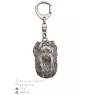 Yorkshire Terrier, Yorkie II - Silver-plated key ring with dog, handbag decoration, backpack pendant by Art-Dog brand