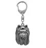 Yorkshire Terrier III - Versilberter Schlüsselanhänger mit Hund, Handtaschen-Dekoration, Rucksack-Anhänger der Marke Art-Dog