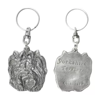 Yorkshire Terrier, Terrier Du Yorkshire, York I - Pendentif chien argenté, décoration de sac à main, pendentif sac à dos par la marque Art-Dog