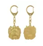 Yorkshire Terrier, Yorkie I - Gilded key ring with dog, handbag decoration, luxury accessory by Art-Dog brand