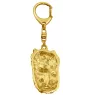 Yorkshire Terrier, Yorkie II - Gilded key ring with dog, handbag decoration, luxury accessory by Art-Dog brand
