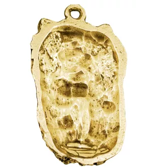 Yorkshire Terrier, Yorkie II - Gilded key ring with dog, handbag decoration, luxury accessory by Art-Dog brand