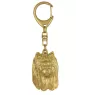 Yorkshire Terrier, Yorkie III - Gilded key ring with dog, handbag decoration, luxury accessory by Art-Dog brand