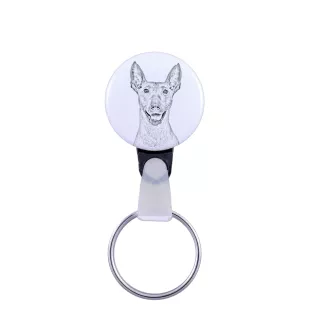 Xoloitzcuintle, Xolo, Chien nu mexicain, Chien nu du Mexique - porte-clés avec l'image d'un chien, pendentif avec la propre graphique de la marque Art-Dog