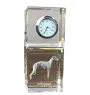 Whippet zegar kryształowy z psem Art-Dog