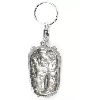 Yorkshire Terrier, Yorkie II - Silver-plated pendant with a dog in a decorative box, handbag decoration, backpack pendant by Art-Dog brand