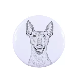 Xoloitzcuintle, Mexican Hairless Dog, Xoloitzquintle - pin with your dog, add your own photo, Art-Dog brand