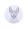 Xoloitzcuintle, Xolo, Chien nu mexicain, Chien nu du Mexique - badge avec votre chien, ajoutez votre propre photo, marque Art-Dog