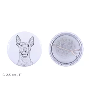 Nagi pies meksykański przypinka z psem mała Art-Dog