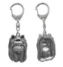Yorkshire Terrier, Yorkie III - Silver-plated key ring with a dog in a gift box, handbag decoration, backpack pendant by Art-Dog brand