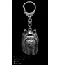 Yorkshire Terrier, Terrier Du Yorkshire, York III - Porte-clés argenté avec un chien dans une boîte cadeau, décoration de sac à main, pendentif de sac à dos par la marque Art-Dog