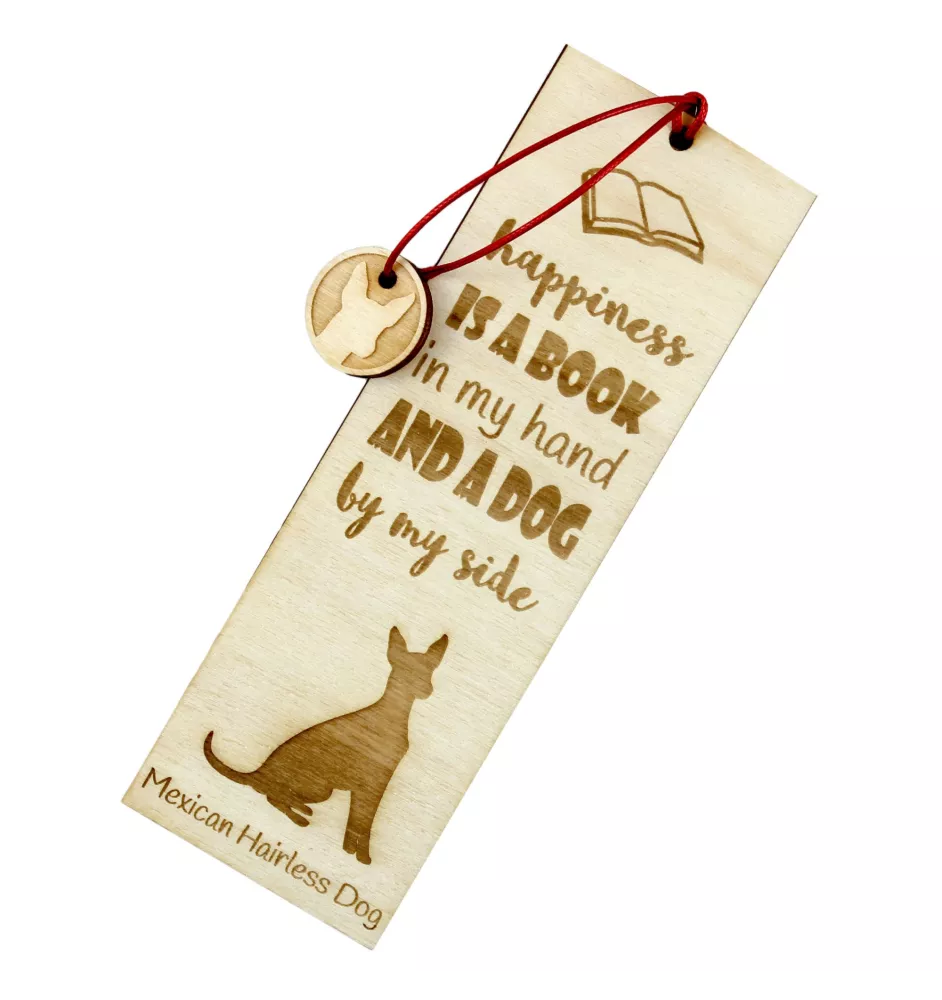 Xoloitzcuintle, Xolo, Chien nu mexicain, Chien nu du Mexique - marque-page pour livre avec chien, marque-page personnalisé, accessoire canin pour les lecteurs de la marque Art-Dog
