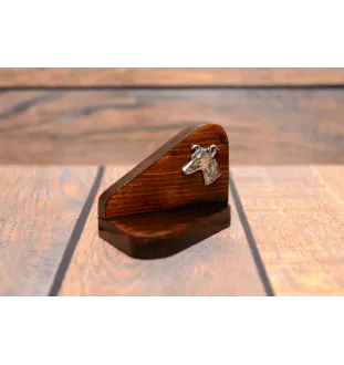 Whippet - wooden candle holder with a dog, tealight holder, a memorial place for a dog by Art-Dog brand