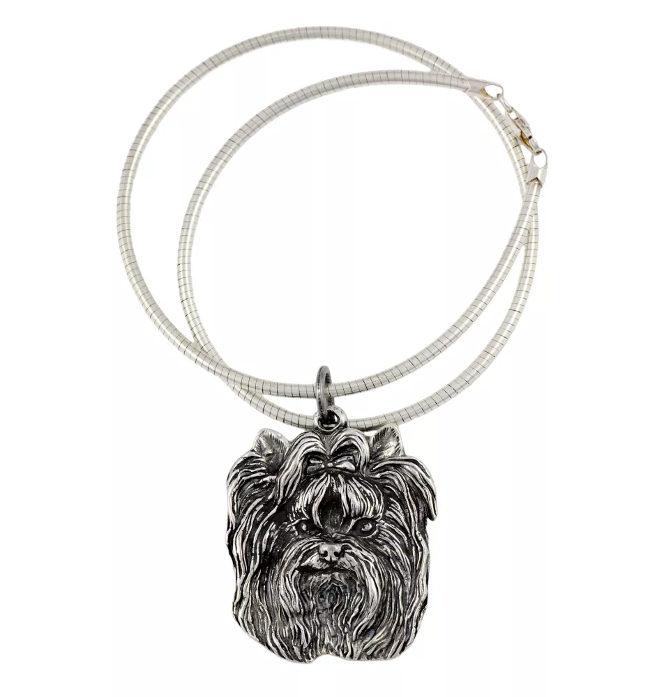 Yorkshire Terrier, Terrier Du Yorkshire, York I - Collier pour chien, bijoux uniques pour les fans de chiens, pendentif vipère unique de la marque Art-Dog