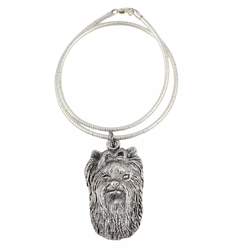 Yorkshire Terrier, Terrier Du Yorkshire, York III - Collier pour chien, bijoux uniques pour les fans de chiens, pendentif vipère unique de la marque Art-Dog