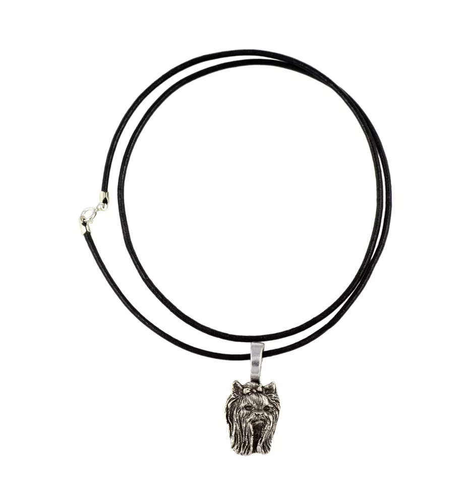 Yorkshire Terrier, Yorkie I - Dog necklace, silver-plated pendant for the dog lover, subtle jewellery by Art-Dog