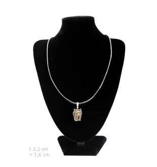 Yorkshire Terrier, Terrier Du Yorkshire, York I - Collier pour chien, pendentif plaqué argent pour l'amoureux des chiens, bijoux subtils par Art-Dog