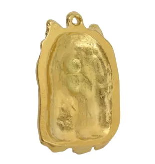 Yorkshire Terrier III - Hundehalsband in Geschenkbox, vergoldeter Anhänger für Hundefans, auffälliger Schmuck von Art-Dog