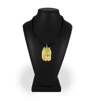 Yorkshire Terrier, Yorkie III - Dog necklace in gift box, gold-plated pendant for dog fan, striking jewellery by Art-Dog