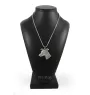 Whippet - necklace with a dog, dog pendant on a silver chain, unique jewelry from the Art-Dog brand