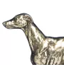 Whippet, Lévrier whippet - plaque d'adresse avec chien, plaque de nom en laiton, plaque de porte personnalisée avec le nom de la marque Art-Dog