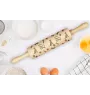 Xoloitzcuintle, Mexican Hairless Dog, Xoloitzquintle - rolling pin with a dog, decorating cookies with a rolling pin in patterns, a gift for the ceramicist of the Art-Dog brand