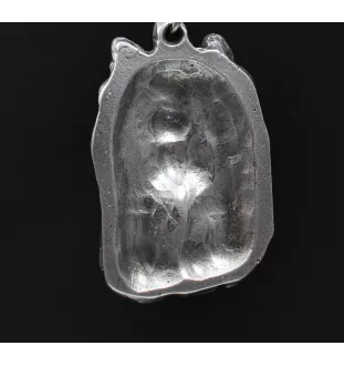 Yorkshire Terrier, Terrier Du Yorkshire, York III - Collier de chien dans une boîte cadeau, médaillon argenté pour fan de chien, pendentif remarquable de la marque Art-Dog