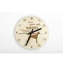Whippet - clock with a dog, wooden clock, wall clock for dog lovers, clock for desk and shelf, Art-Dog