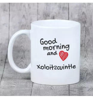 Mexikanischer Nackthund, Xoloitzcuintle, Xolo, Tepeizeuintli - Tasse mit Hund, Tasse mit Bild, personalisiertes Geschenk der Marke Art-Dog