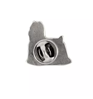 Yorkshire Terrier - Hundebrosche in Geschenkbox, elegante Anstecknadel, Reversnadel für Art-Dog Markenjacke