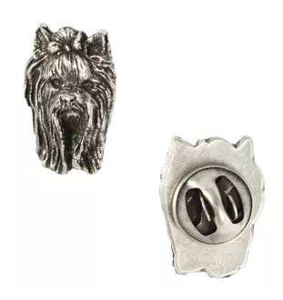 Yorkshire Terrier pin posrebrzony w pudełku Art-Dog